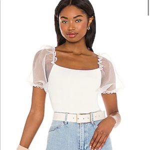 ASTR the Label White Body Suit